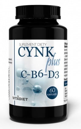 Zinc plus C B6 D 60 gélules VITADIET résistance