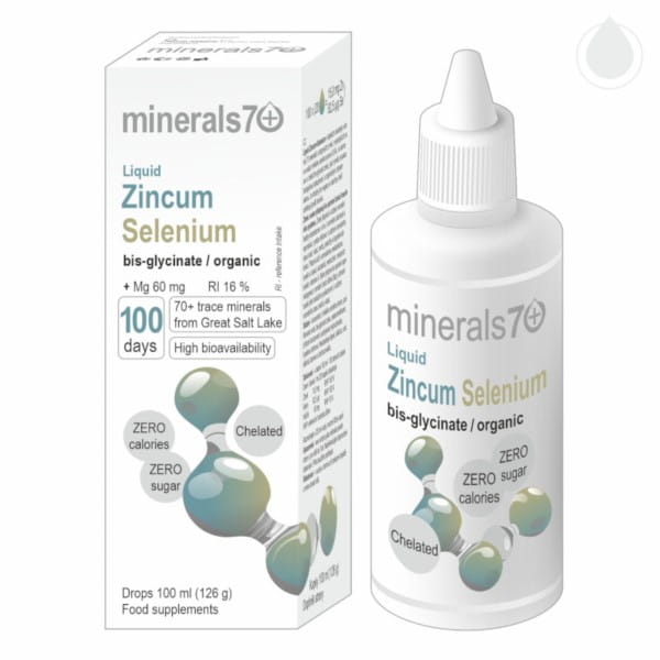 Zinc Selenium Liquid 100ml Zinc Selenium MINERALS7+