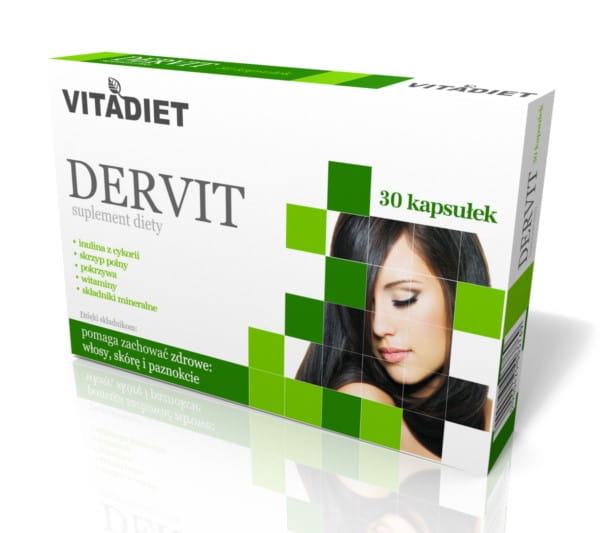 Dervit 30 c�psulas fortalece cabello y u?as - VITADIET