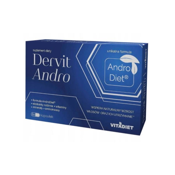 Dervit andro 60 Kapseln gegen Haarausfall - VITADIET - Biogo.de Hover Image