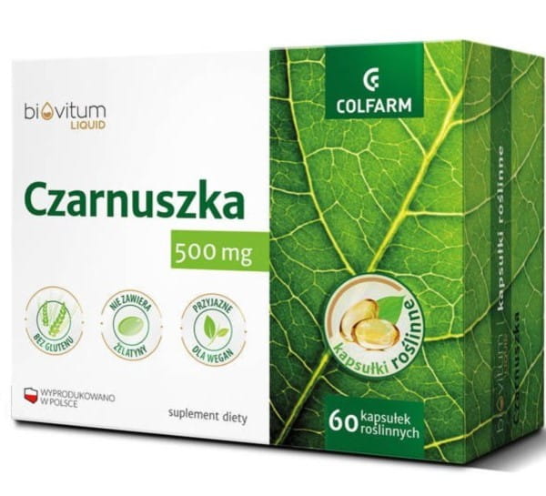 Biovitum black cumin 500 MG 60 capsules COLFARM