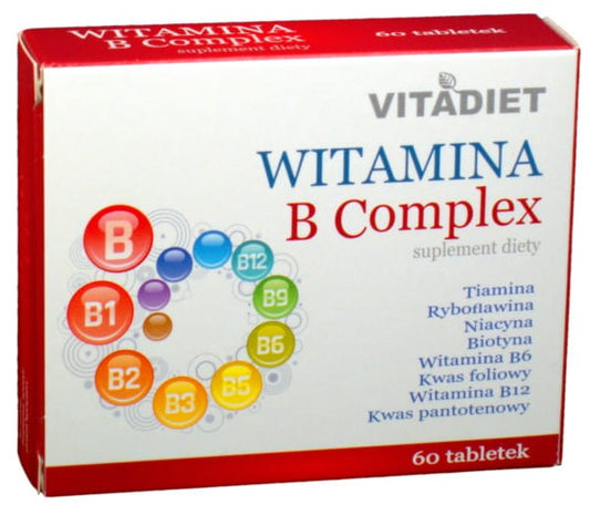 Vitamin B-KOMPLEX 60 Tabletten VITADIET - Biogo.de