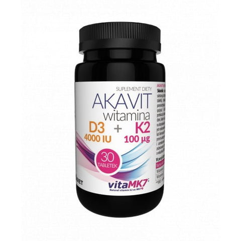 Akavit vitamine D3 4000 K2 100 30 comp. VITADIET