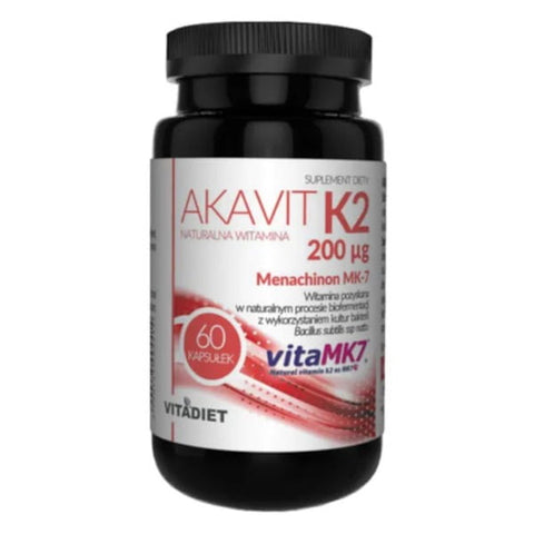 Akavit Vitamina K2 200 UI 60 c�psulas VITADIET