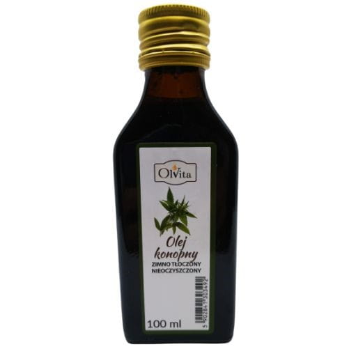 Cold-pressed hemp oil 100ml OLVITA