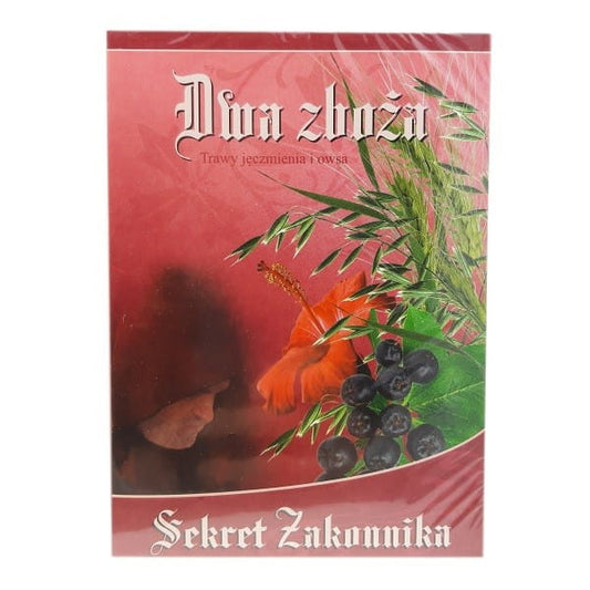Zwei Cerealien des Mönchs von ASZ in 40 g Packung, Gerste und Hafer, in einer offenen Verpackung sichtbar.