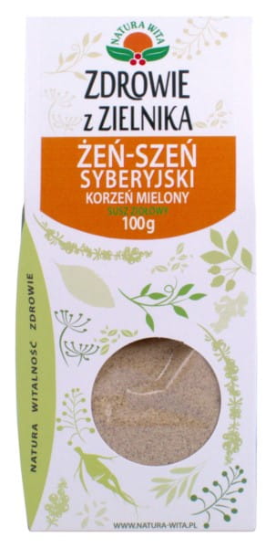 Ginseng - Gemahlene Wurzel des sibirischen Ginsengs 100 NATURA WILLKOMMEN - Biogo.de Hover Image