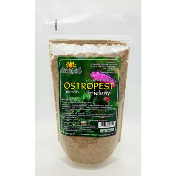 Ground milk thistle 200 g PROHERBIS