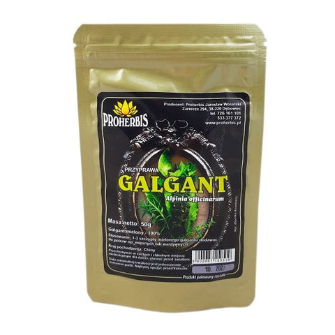 Galangal 50 g PROHERBIS Korenie