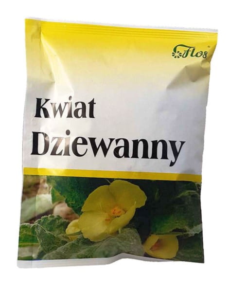 Königskerzenblüte, 50g, von FLOS, getrocknete Blüten für Kräutertee oder Naturheilkunde, detailreiche Nahaufnahme
