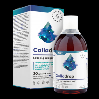 Colladrop flex Meereskollagen 5000 mg 500 ml AURA-KRÄUTER