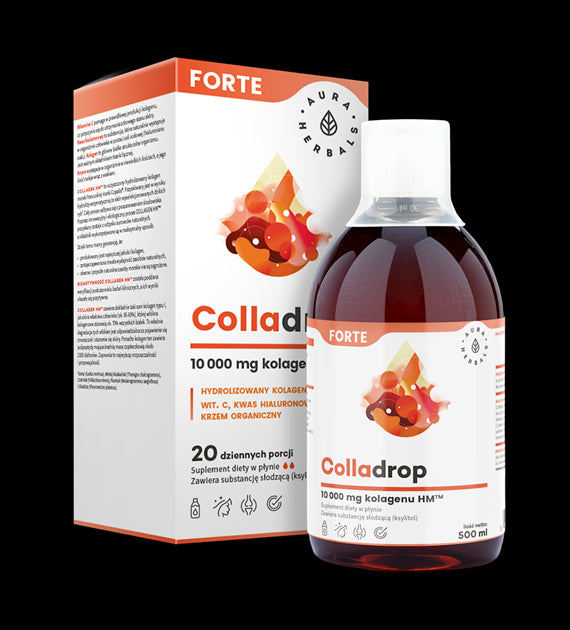 Colladrop FORTE Meereskollagen 10000 mg 500 ml AURA HERBALS - Biogo.de Hover Image
