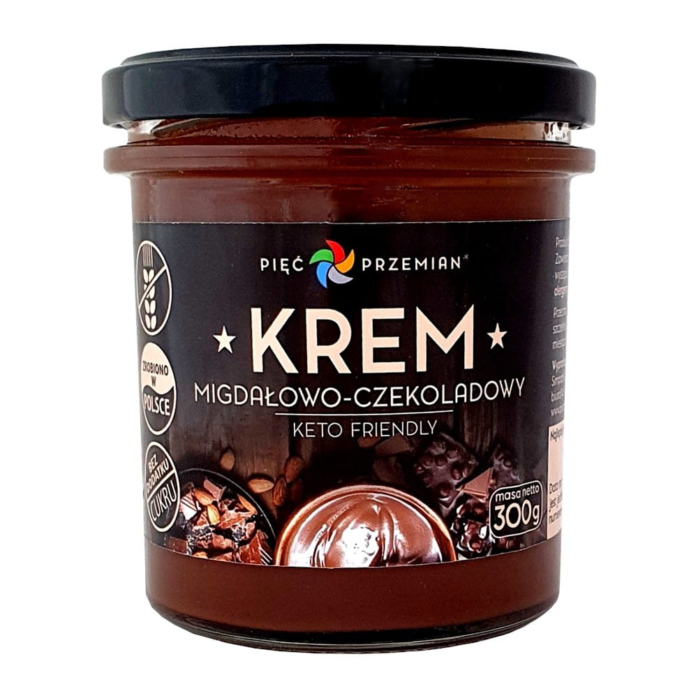 Crema Keto de Almendras y Chocolate 300g CINCO CAMBIOS