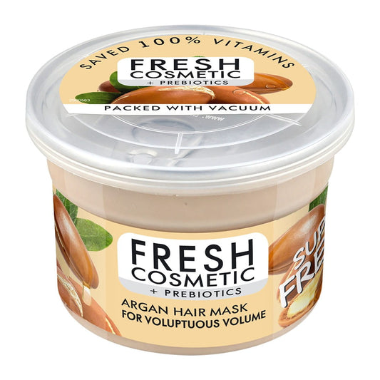 Argan-Haarmaske von Fitokosmetik, 180 ml, zur Erhöhung des Volumens, cremige Textur, für gesunden, kräftigen Haarwuchs