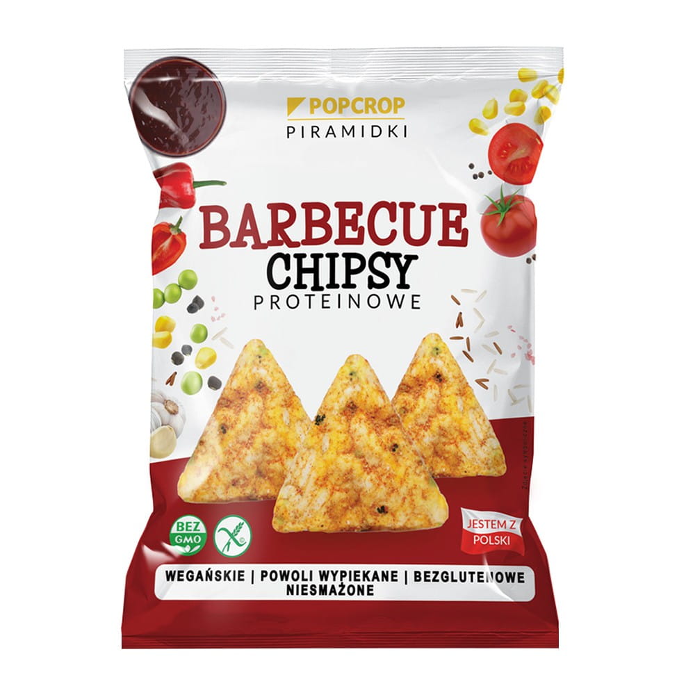 Pyramides protéinées barbecue 60 g - POPCROP