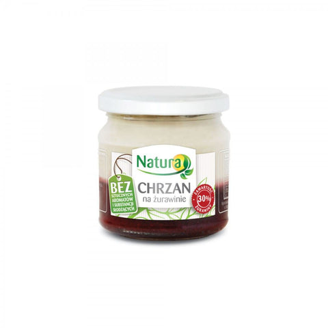 Horseradish with cranberries 190 g - NATURO