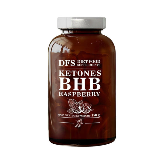 Mipama Ketone BHB Himbeere in 150 g Dose, pinkes Pulver mit Himbeergeschmack, für ketogene Diät und Energie.