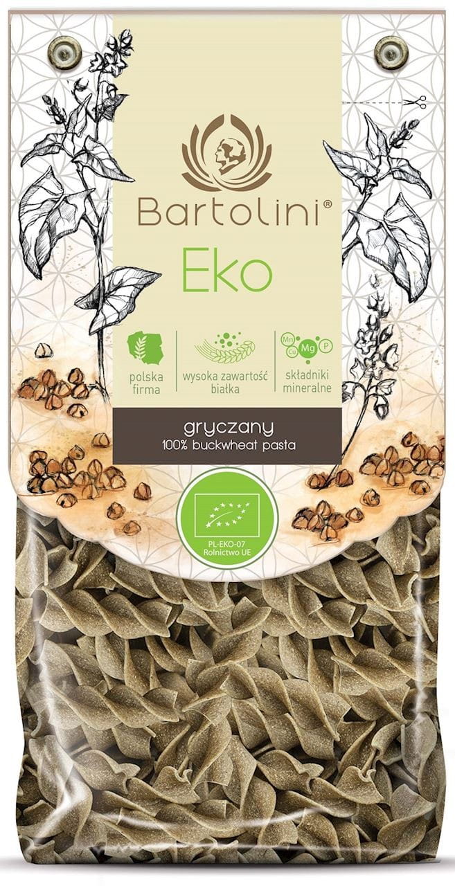 Big buckwheat pasta BIO 250 g - BARTOLINI