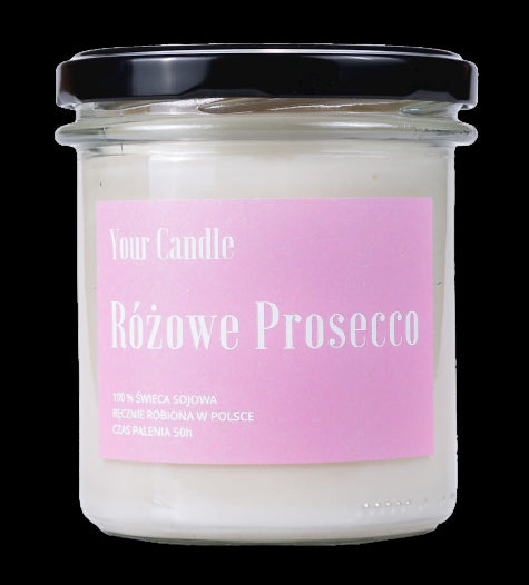 Pink Prosecco Soy Candle 300ml - YOUR CANDLE