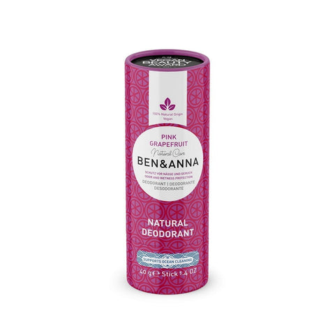 DEODORANT TYČINOVÝ NA BÁZE ROSA GRAPEFRUIT ECO Soda 40 g - BEN & ANNA