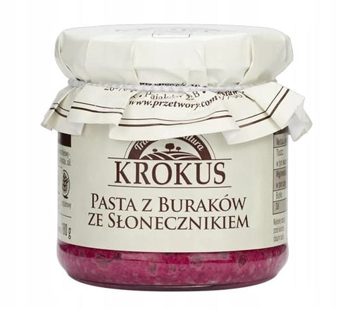 Cviklová a slnečnicová pasta 180g KROKUS