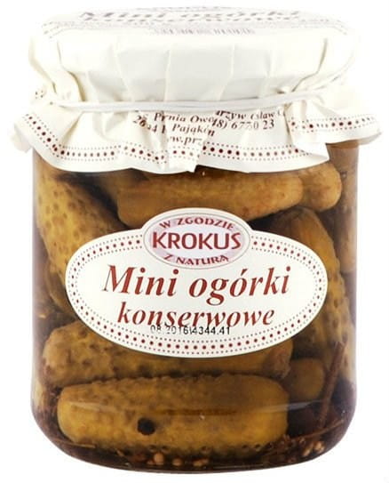 Mini konzervované uhorky 500g