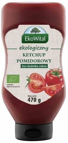 Kečup bez pridaného cukru BIO 470 g