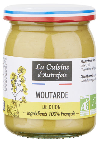 MUSTARD DIJON ORGANIC 215 g - LA CUISINE D AUTREFOIS