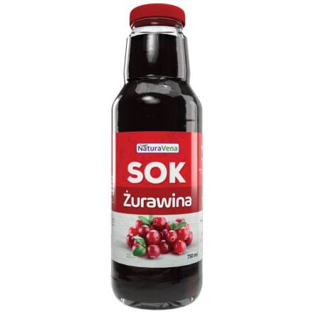 Brusnicová šťava 750 ml - NaturAvena