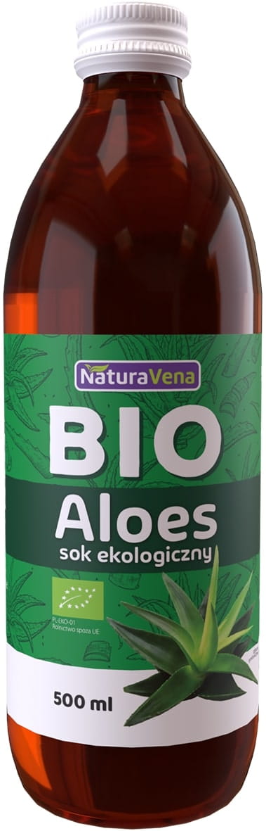 Šťava z aloe 500 ml bio - NaturAvena