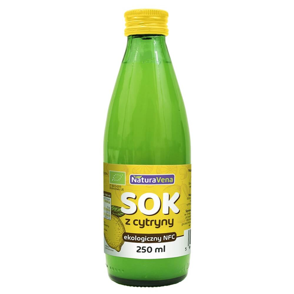 Lemon juice 250 ml organic - NaturAvena
