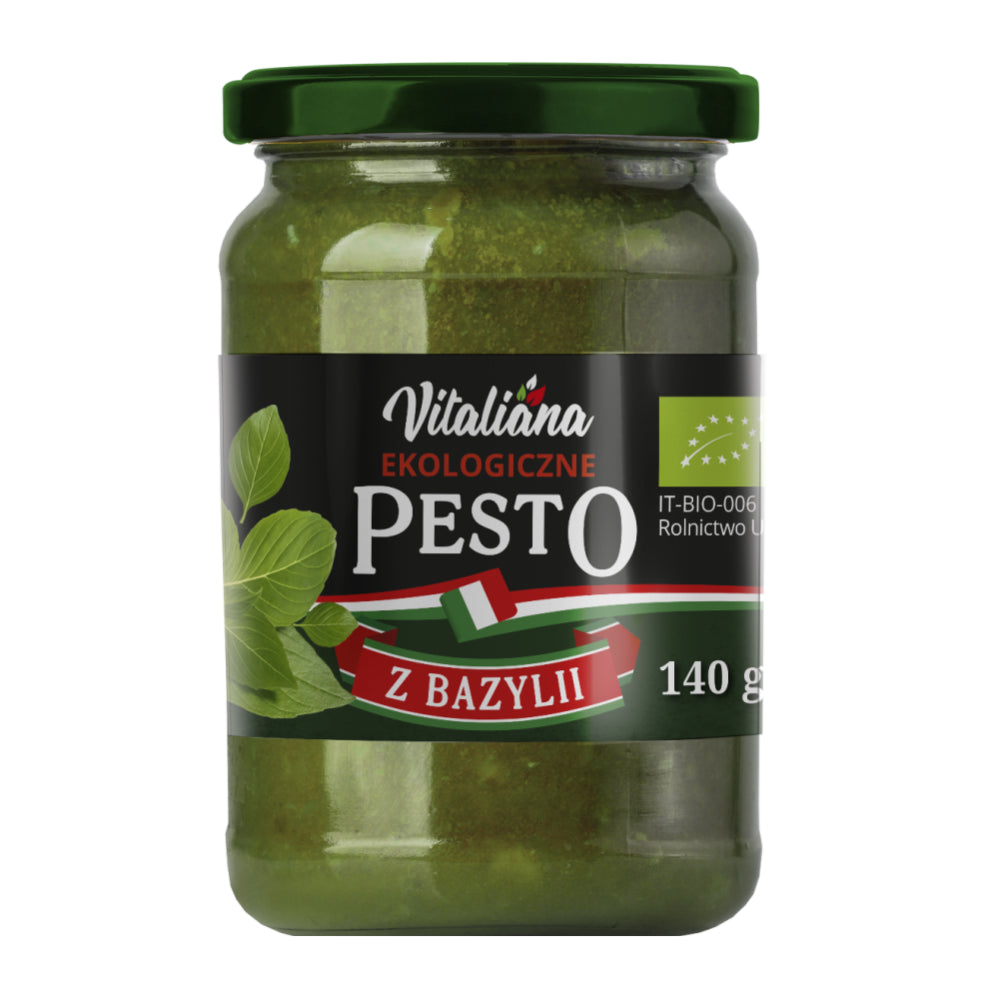 Organic basil pesto 140 g NaturAvena