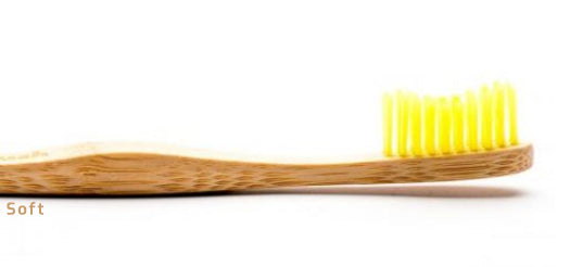 Cepillo para beb� de bamb� HUMBLE amarillo suave