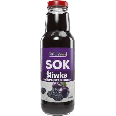 GETROCKNETER KALIFORNISCHER PFLAUMENSAFT 750ML - NATURAVENA - Biogo.de Hover Image