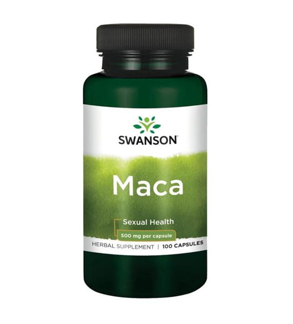 Maca 500mg Lepidium-Knolle 100 Kapseln von SWANSON Hover Image