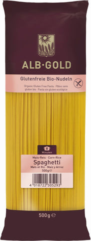 Nudeln (Mais - Reis) glutenfreie Spaghetti BIO 500 g - ALB GOLD