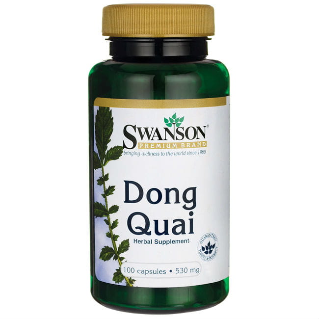 Dong Quai 530mg weißer Ginseng 100 Kapseln von SWANSON Hover Image