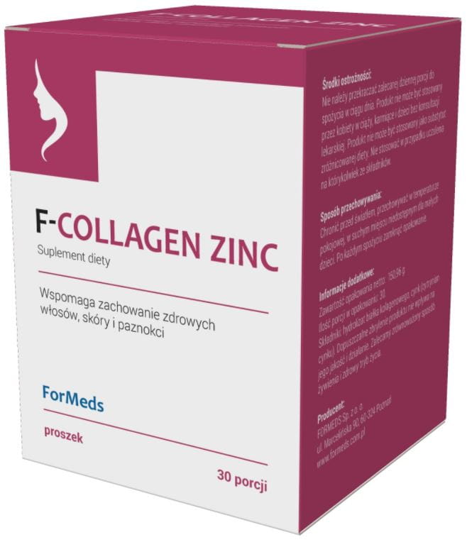 F - Kollagen Zink Kollagen 5000 mg + Zink 10 mg 30 Portionen 151 g FORMEDS