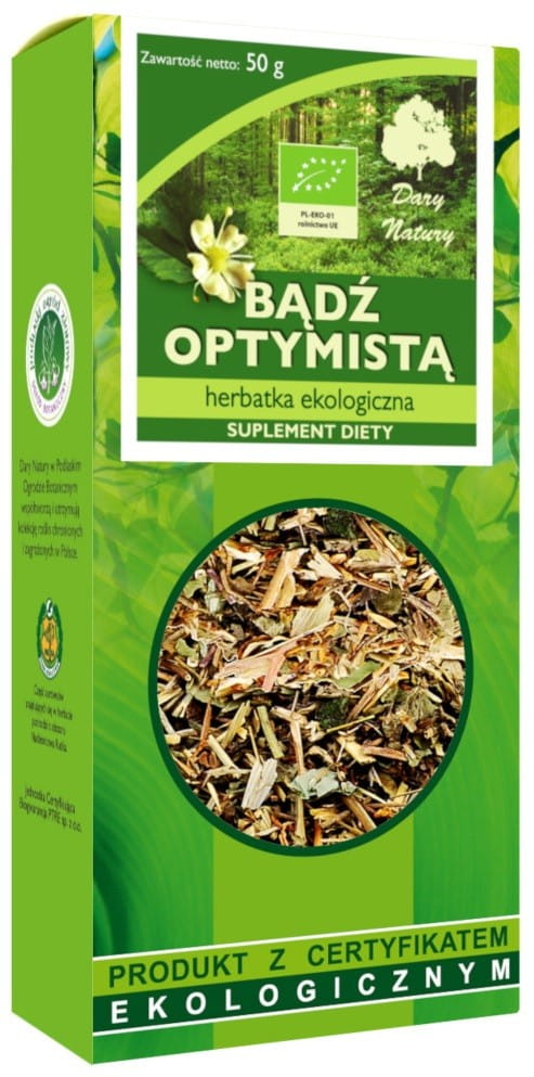 Sei ein Optimist Tee BIO 50 g - GESCHENKE DER NATUR