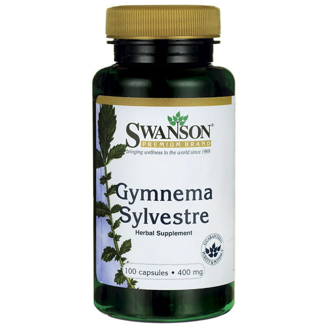 Gurmar 400 mg Gymnema Sylvestre 100 Kapseln von SWANSON Hover Image