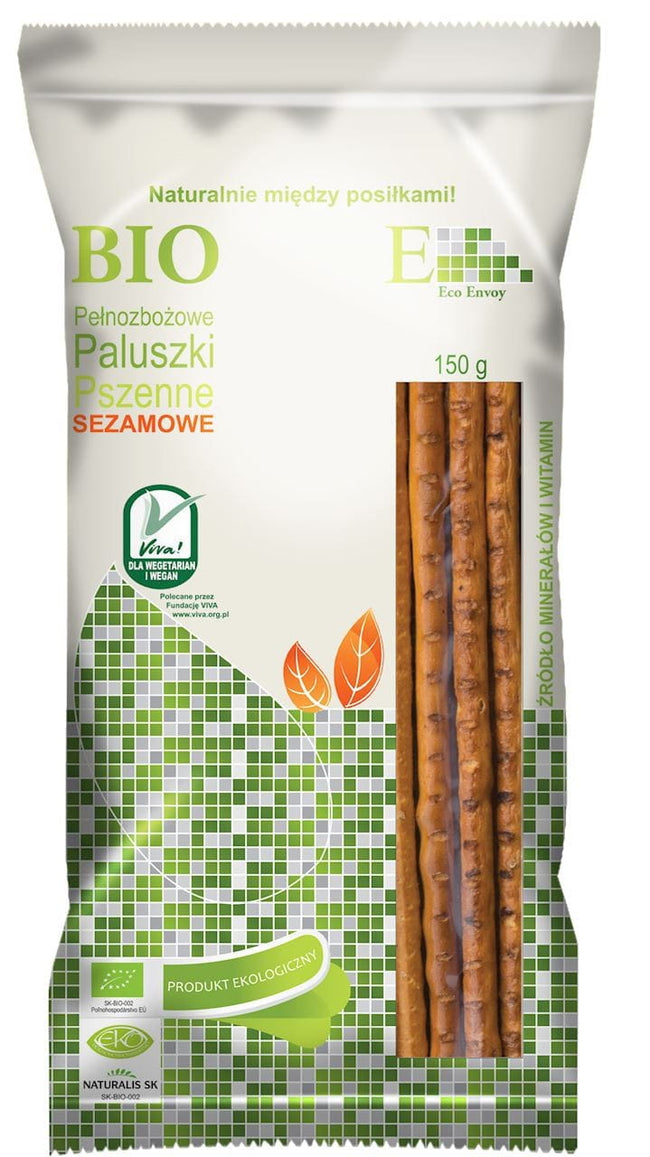 BIO Sticks mit Sesam 150 g - BIO ENVOY Sticks Hover Image