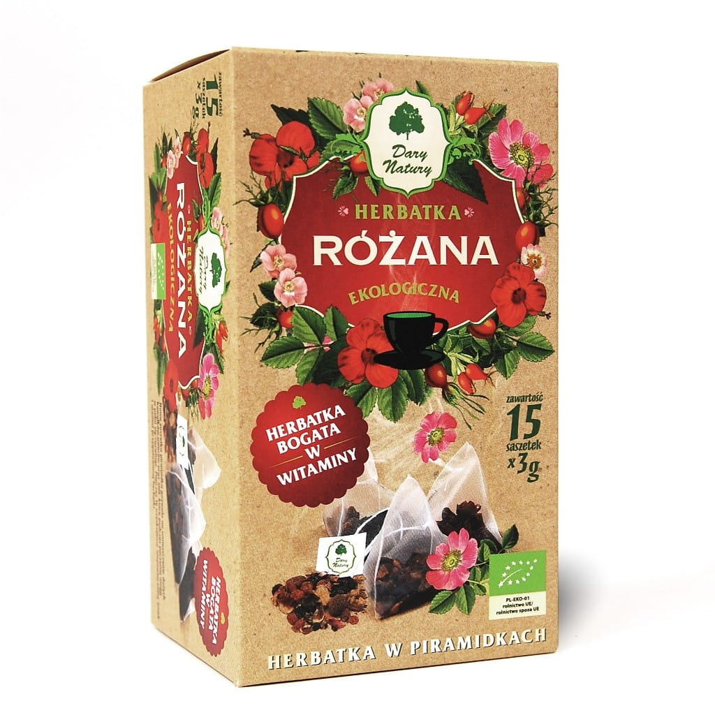 Rosentee BIO Pyramiden (15 x 3 g) - GESCHENKE DER NATUR Hlavní obrázek produktu