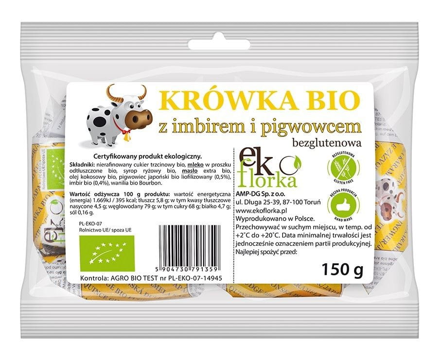 Fudge mit Ingwer und Quitte glutenfrei BIO 150 g - EKOFLORKA