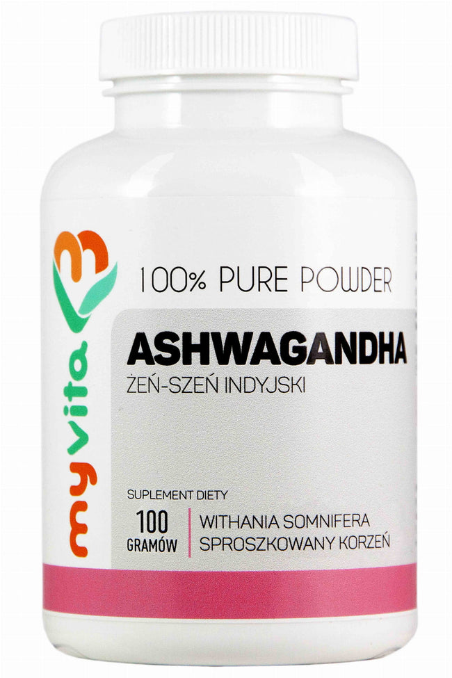 Ashwagandha Ginseng - Indischer Ginseng 3000mg 100g MYVITA Hover Image