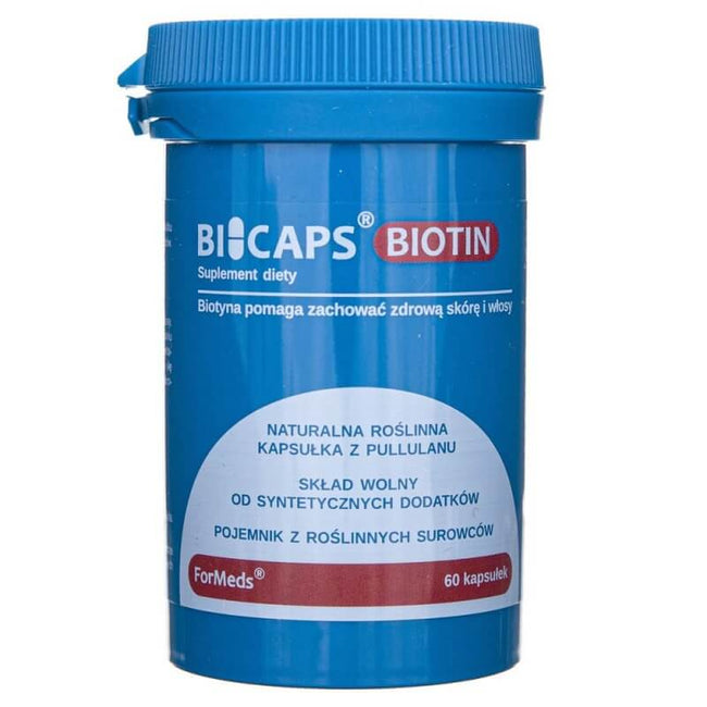 Bicaps Biotin bioTIN 2500μg 60 Portionen 60 FORMEDS Kapseln Hover Image