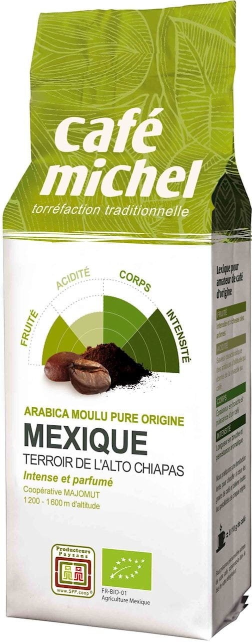 Gemahlener Kaffee Arabica Mexiko Fair Trade BIO 250 g - CAFE MICHEL