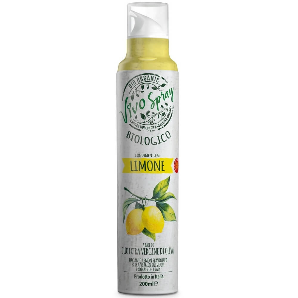 Natives Olivenöl extra mit Zitronengeschmack BIO-Spray 200 ml - VIVO SPRAY