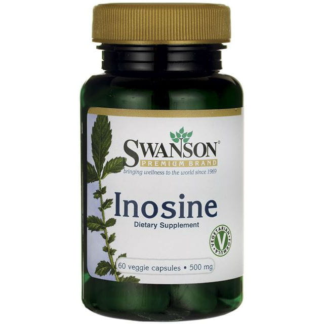Inosin Inosin 500mg 60 Kapseln von SWANSON Hover Image