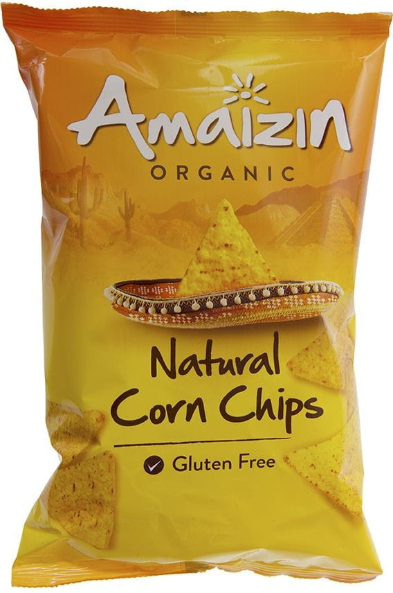 Glutenfreie gesalzene Maischips BIO 150 g - AMAIZIN Hover Image