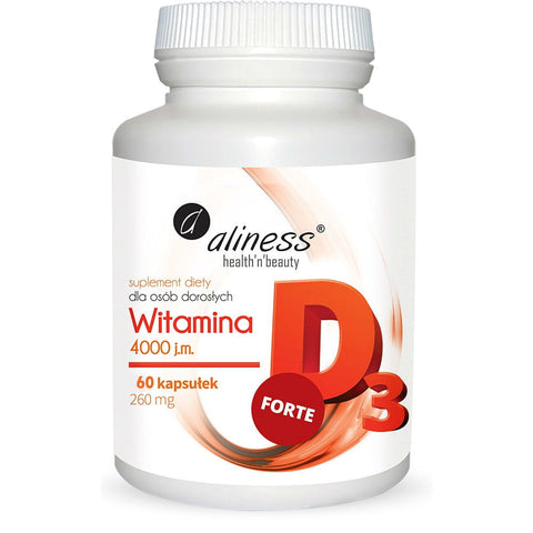 Vitamin D3 D - 3 FORTE 4000 IE 60 Kapseln ALINESS
